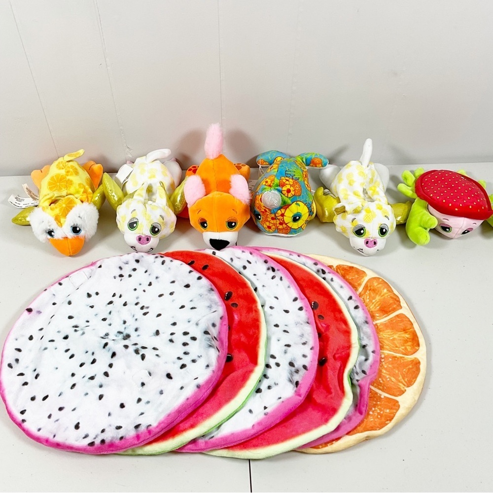 CUTETITOS 7 INCH PLUSH Lot Of 6 Bat Owl Whale Crab